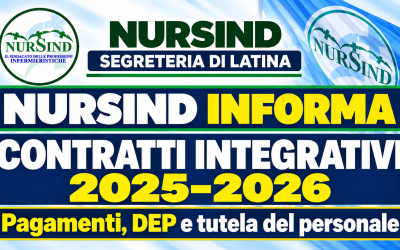 Contratti integrativi NurSind Latina 2025–2026